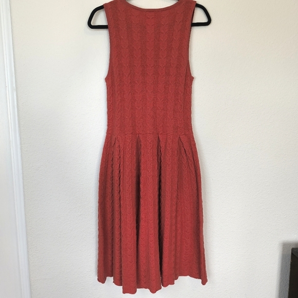 Anthropologie Far Away From Close Wool Red Sweater Dress Size Meduim - Picture 5 of 7